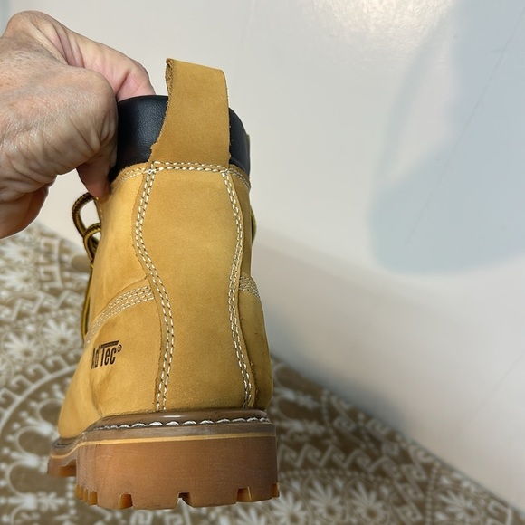 AdTec Boots Industrial Grade Steel Toe Tan Leather Men’s Size9 main image 6